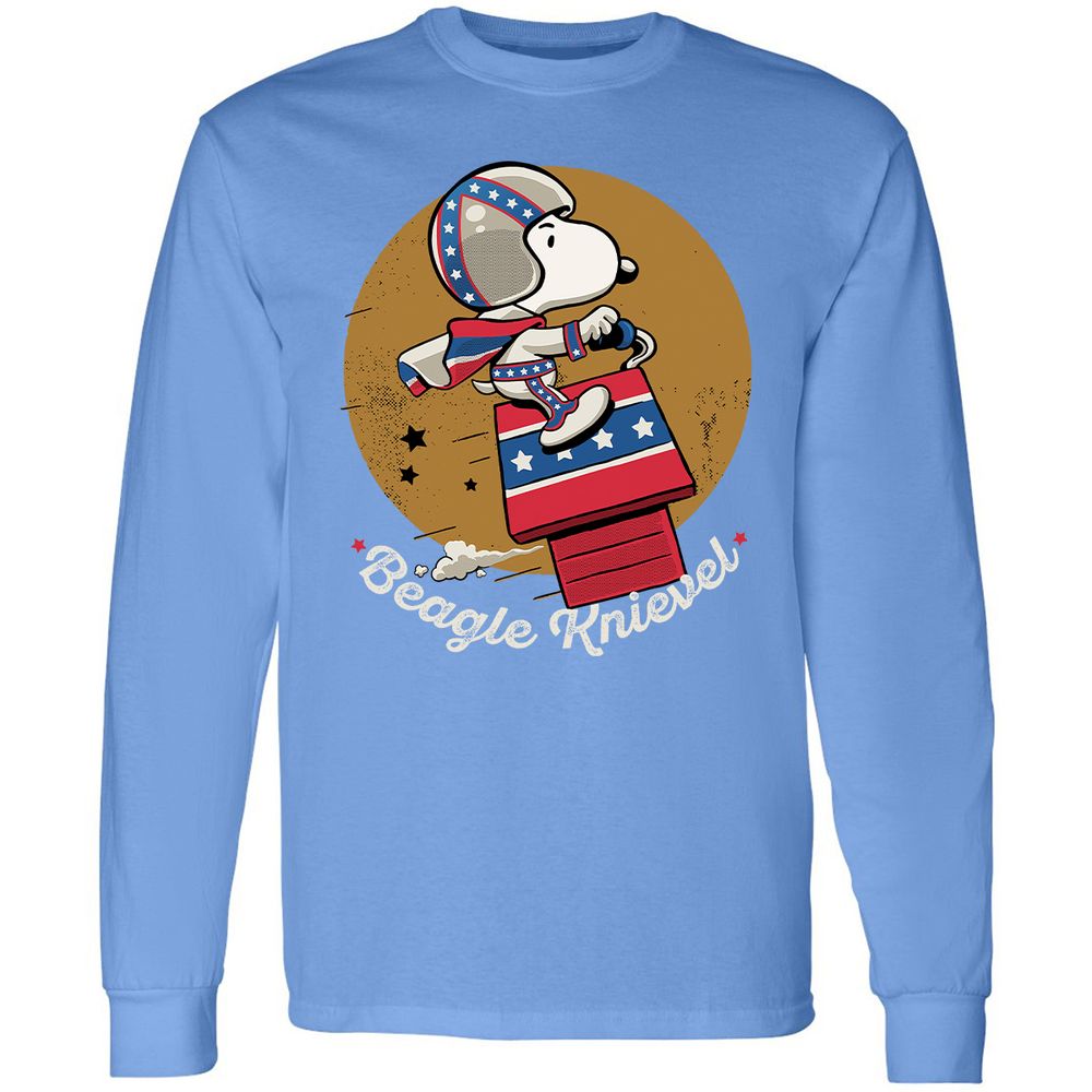 Long Sleeve T-Shirt - C4CKQ13R - Carolina Blue - 12