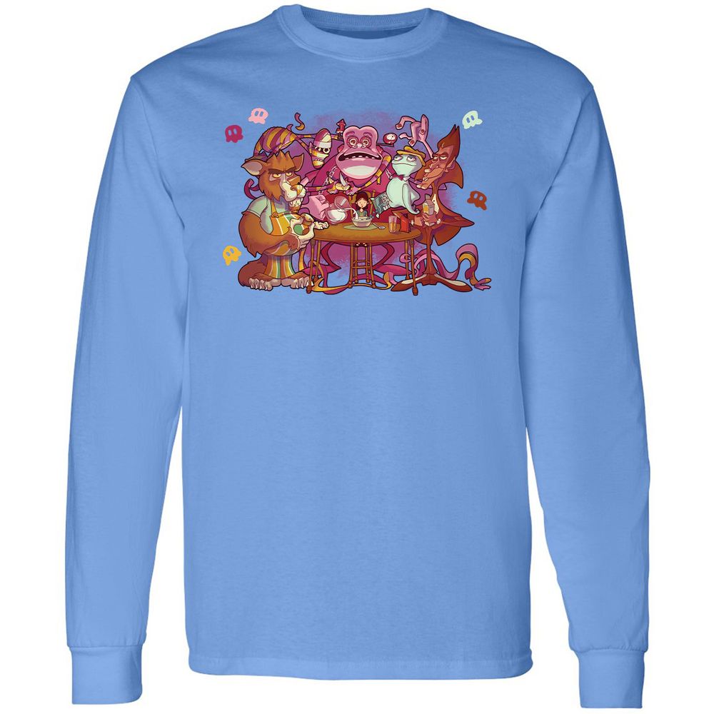 Long Sleeve T-Shirt - YX1ZZWXK - Carolina Blue - 12
