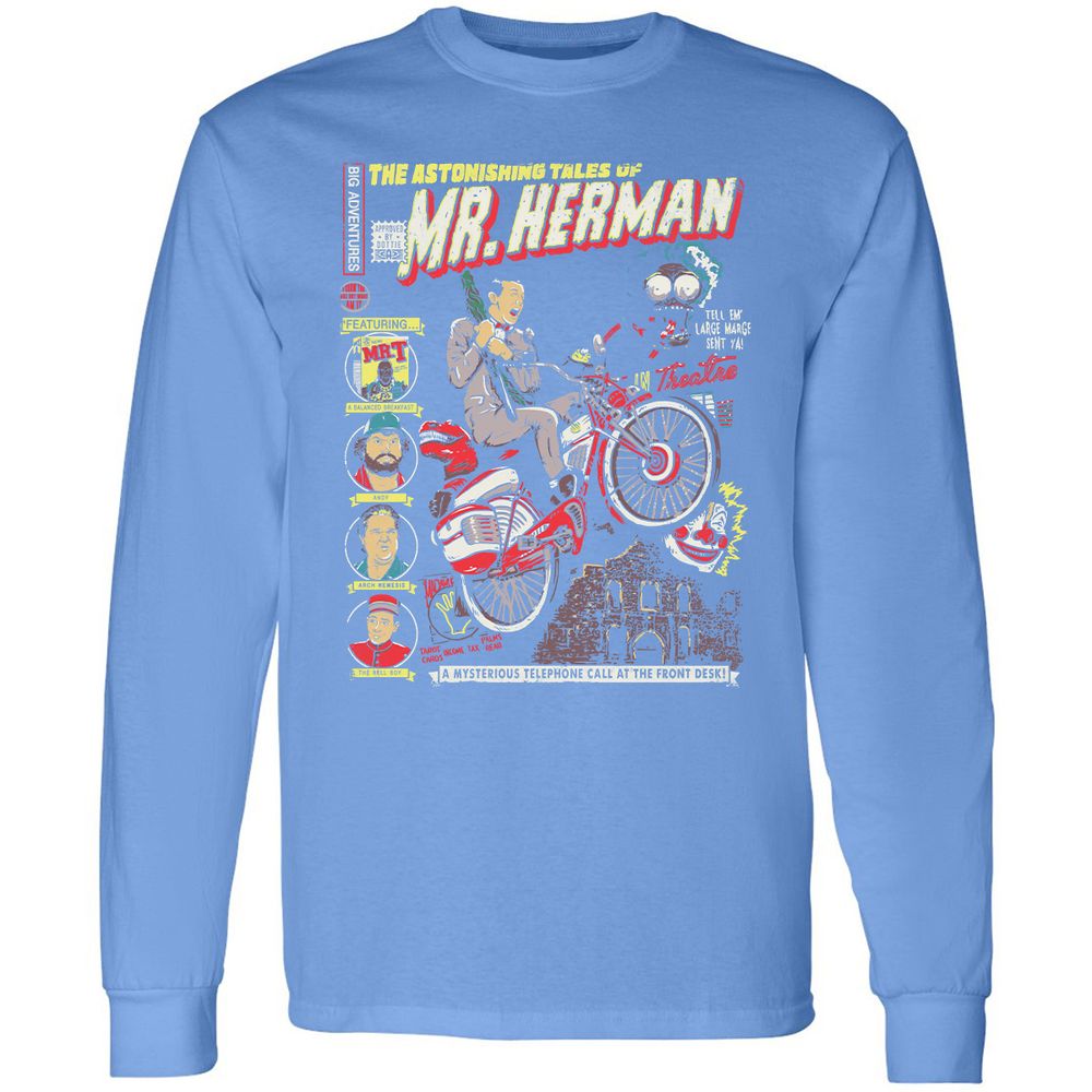 Long Sleeve T-Shirt - C2H5Q1TV - Carolina Blue - 12