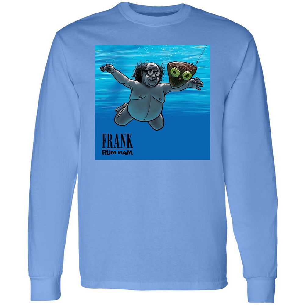 Long Sleeve T-Shirt - HRGF5JC3 - Carolina Blue - 12