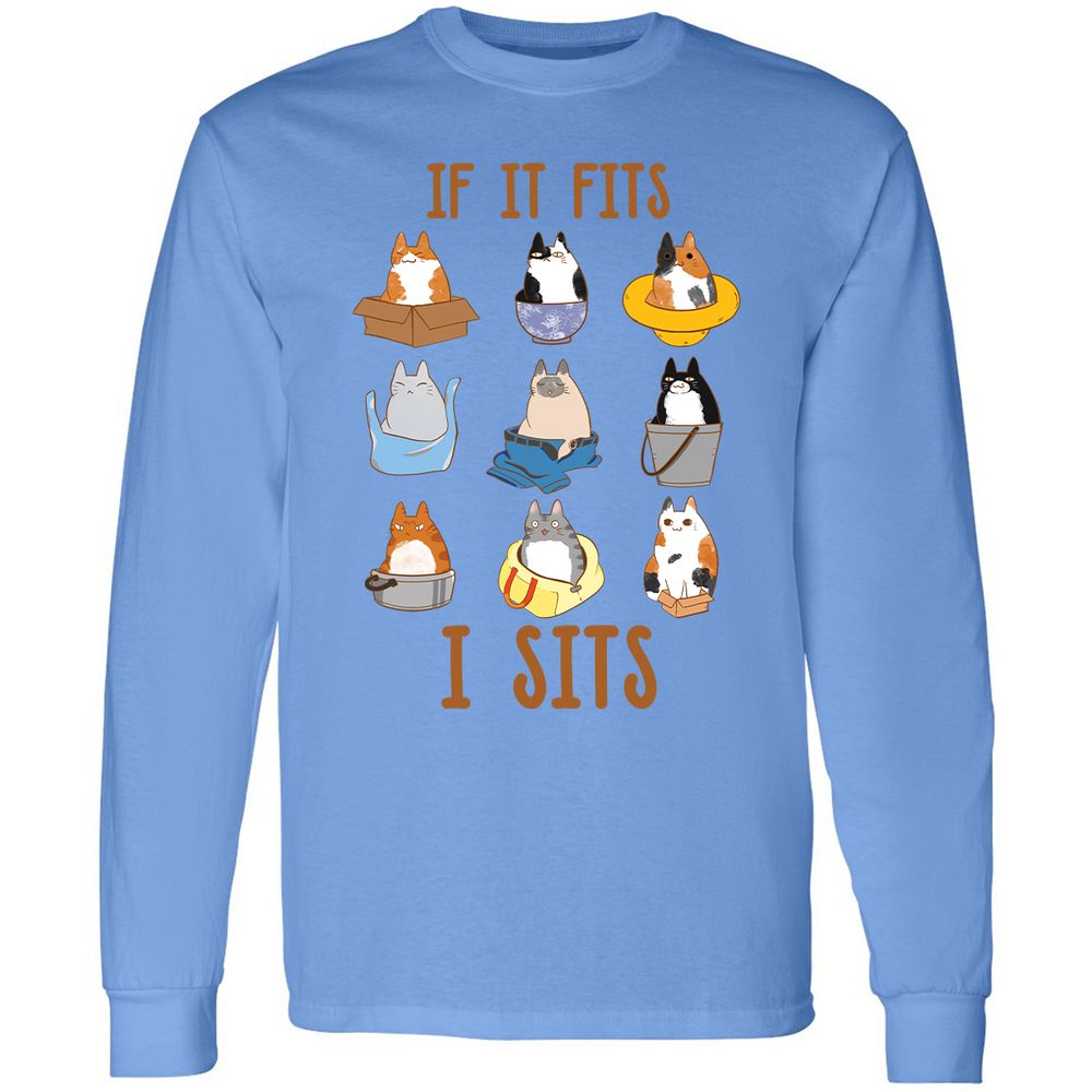 Long Sleeve T-Shirt - 3NYHD1FC - Carolina Blue - 12