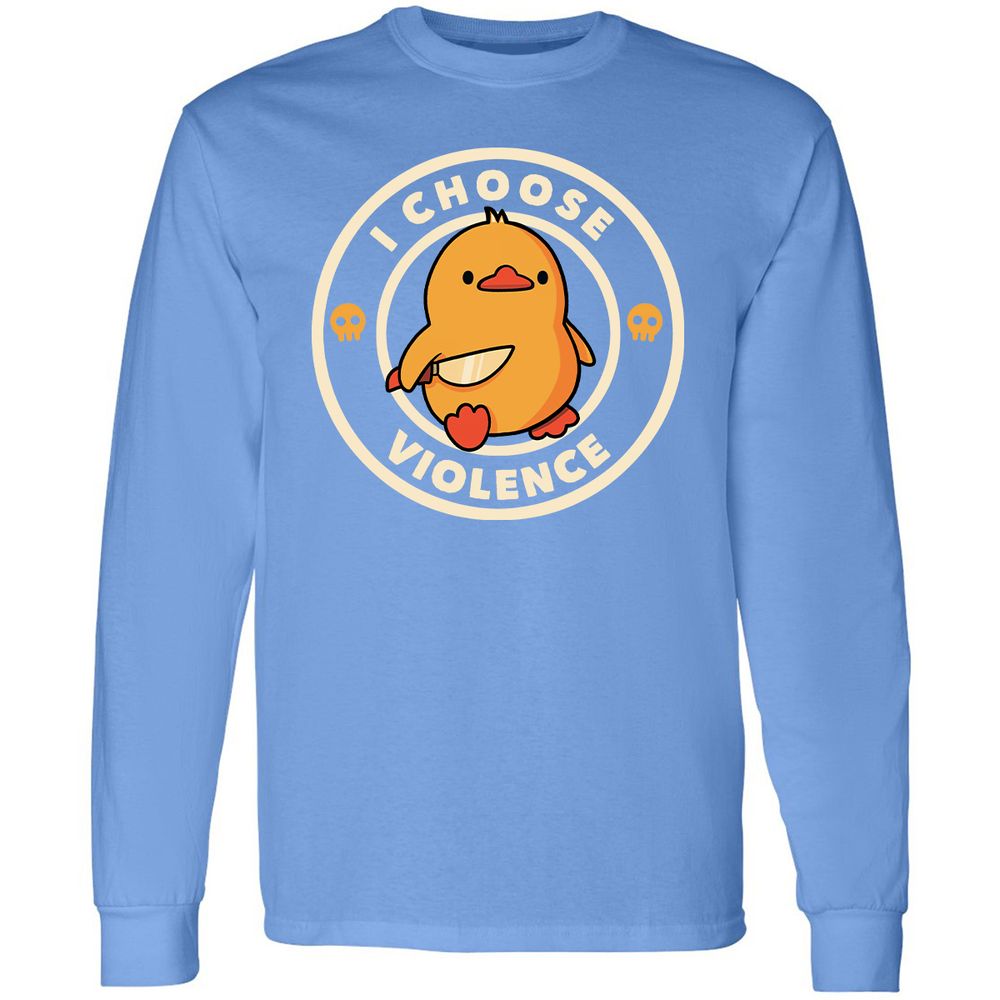 Long Sleeve T-Shirt - HA67HL39 - Carolina Blue - 12