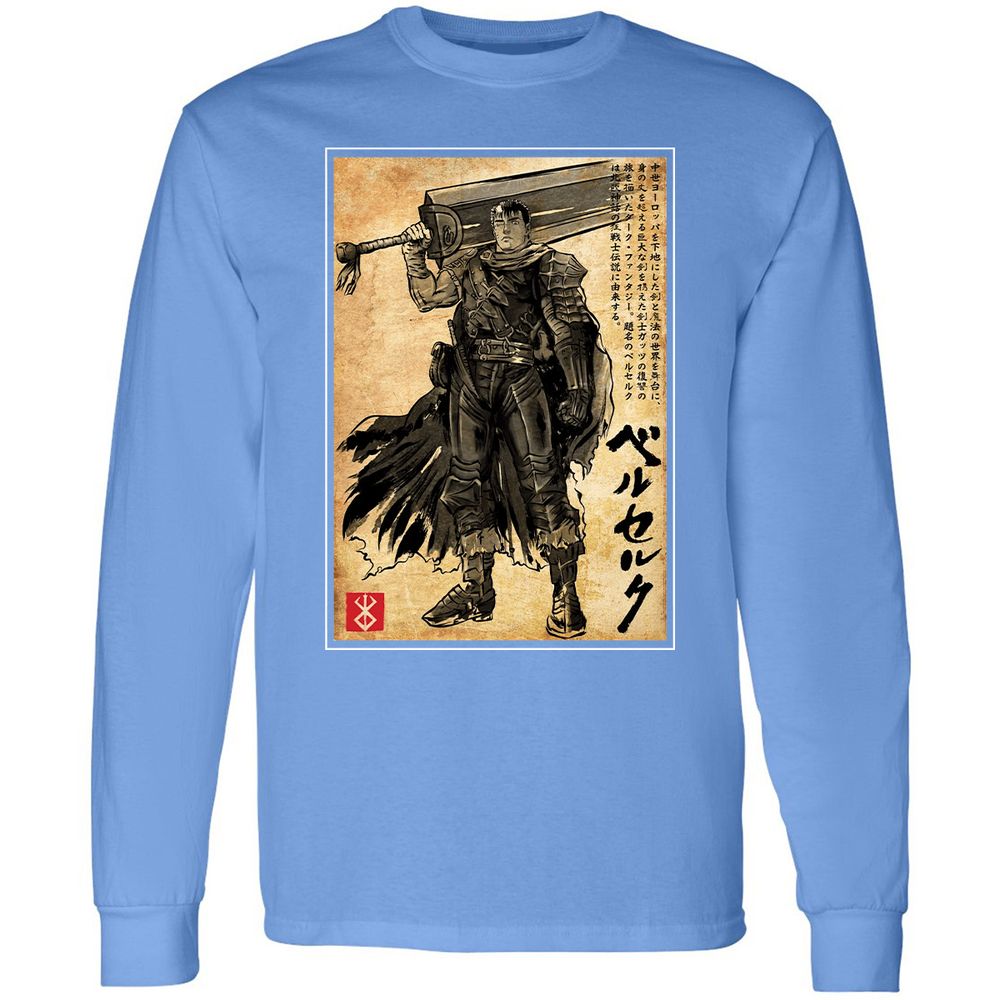 Long Sleeve T-Shirt - P9BHFV65 - Carolina Blue - 12