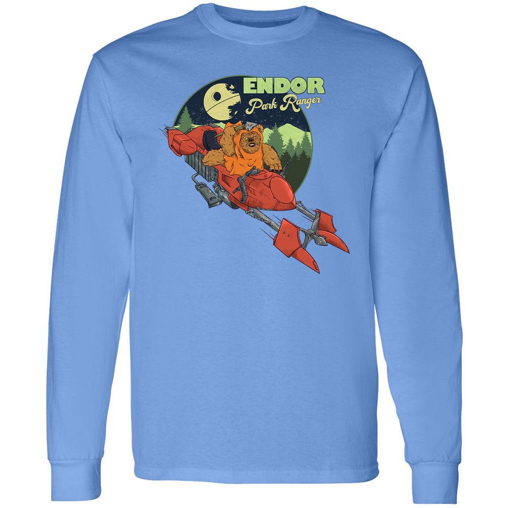 Long Sleeve T-Shirt - FAR6ELM2 - Carolina Blue - 12