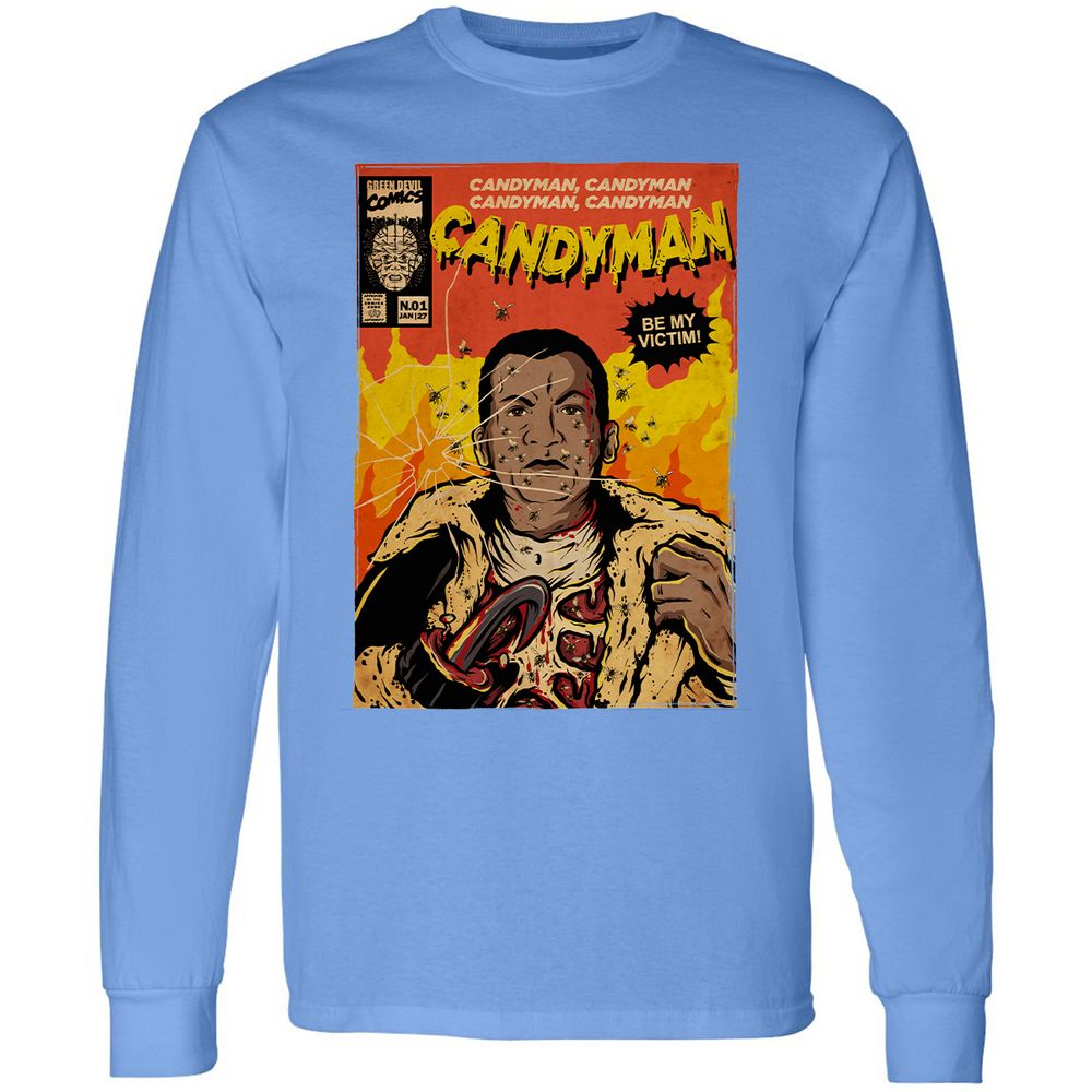 Long Sleeve T-Shirt - 59N5LM78 - Carolina Blue - 12