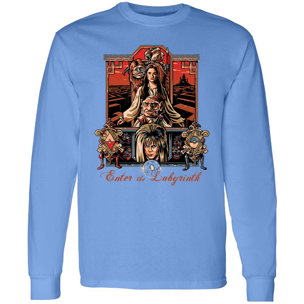 Long Sleeve T-Shirt - C39JMCHK - Carolina Blue - 12