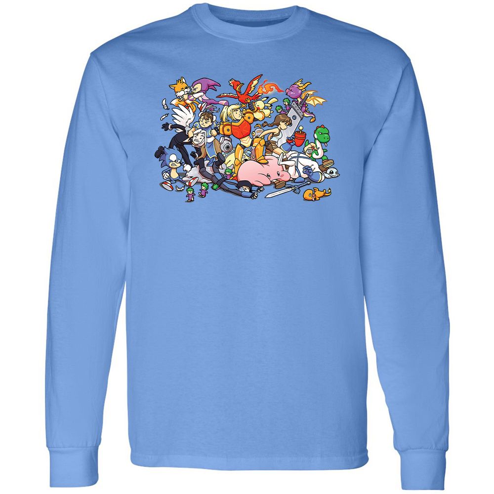 Long Sleeve T-Shirt - 3LBWRNG9 - Carolina Blue - 12