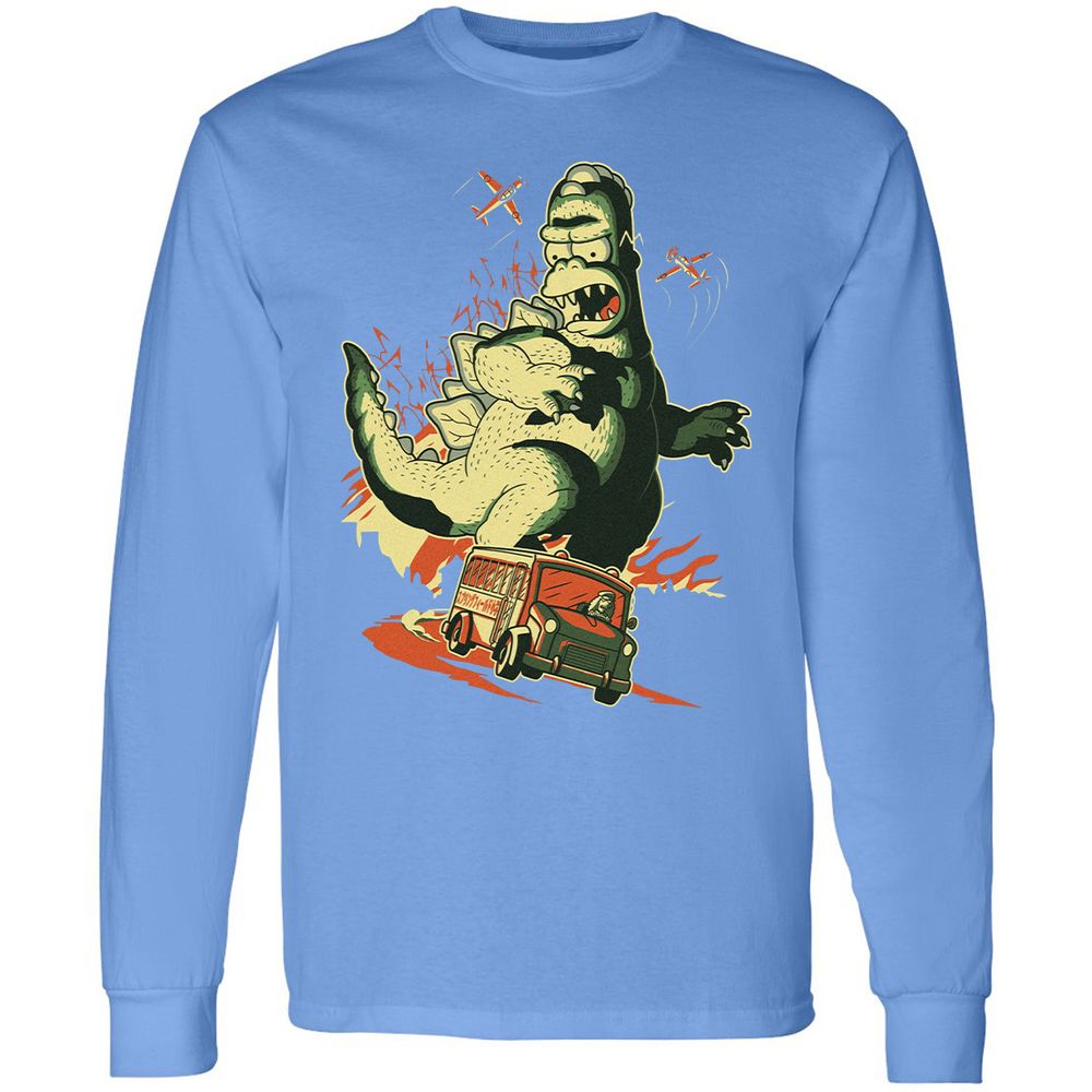 Long Sleeve T-Shirt - Z1ZSQVXP - Carolina Blue - 12