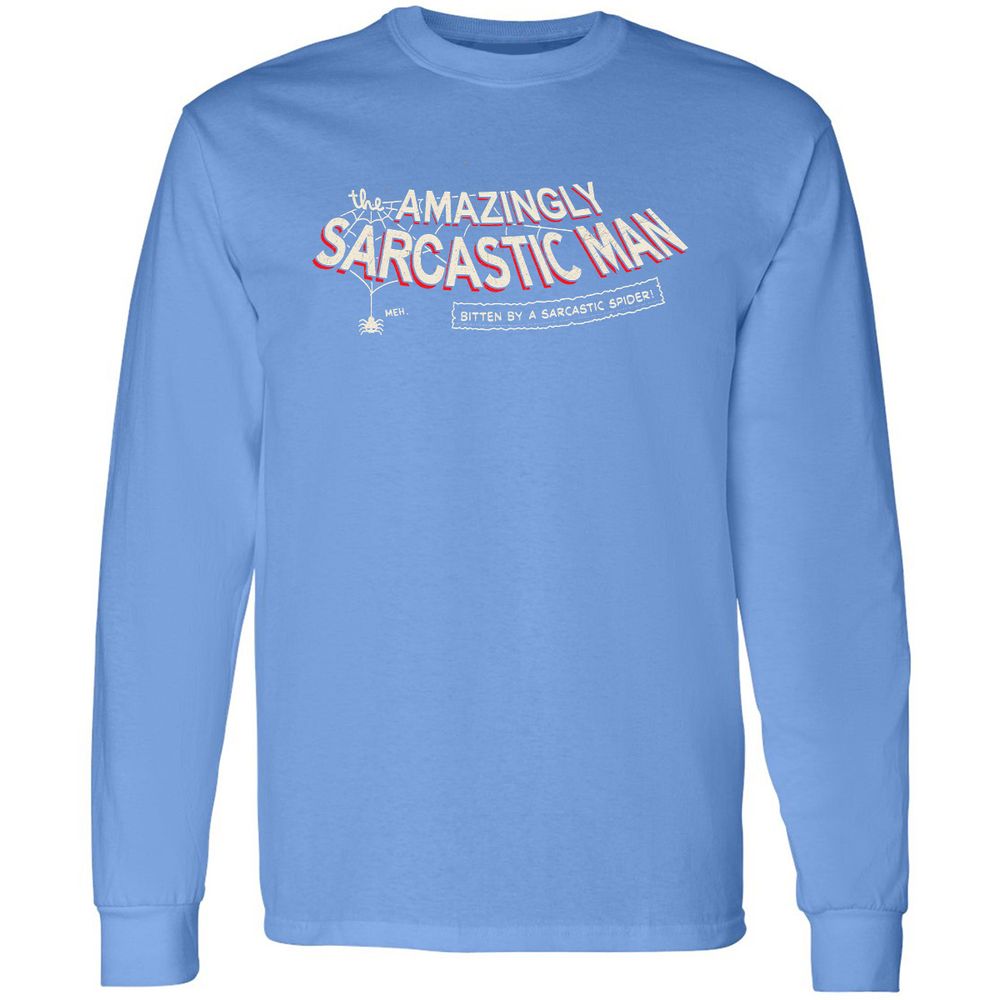 Long Sleeve T-Shirt - Q3F5K5HH - Carolina Blue - 12