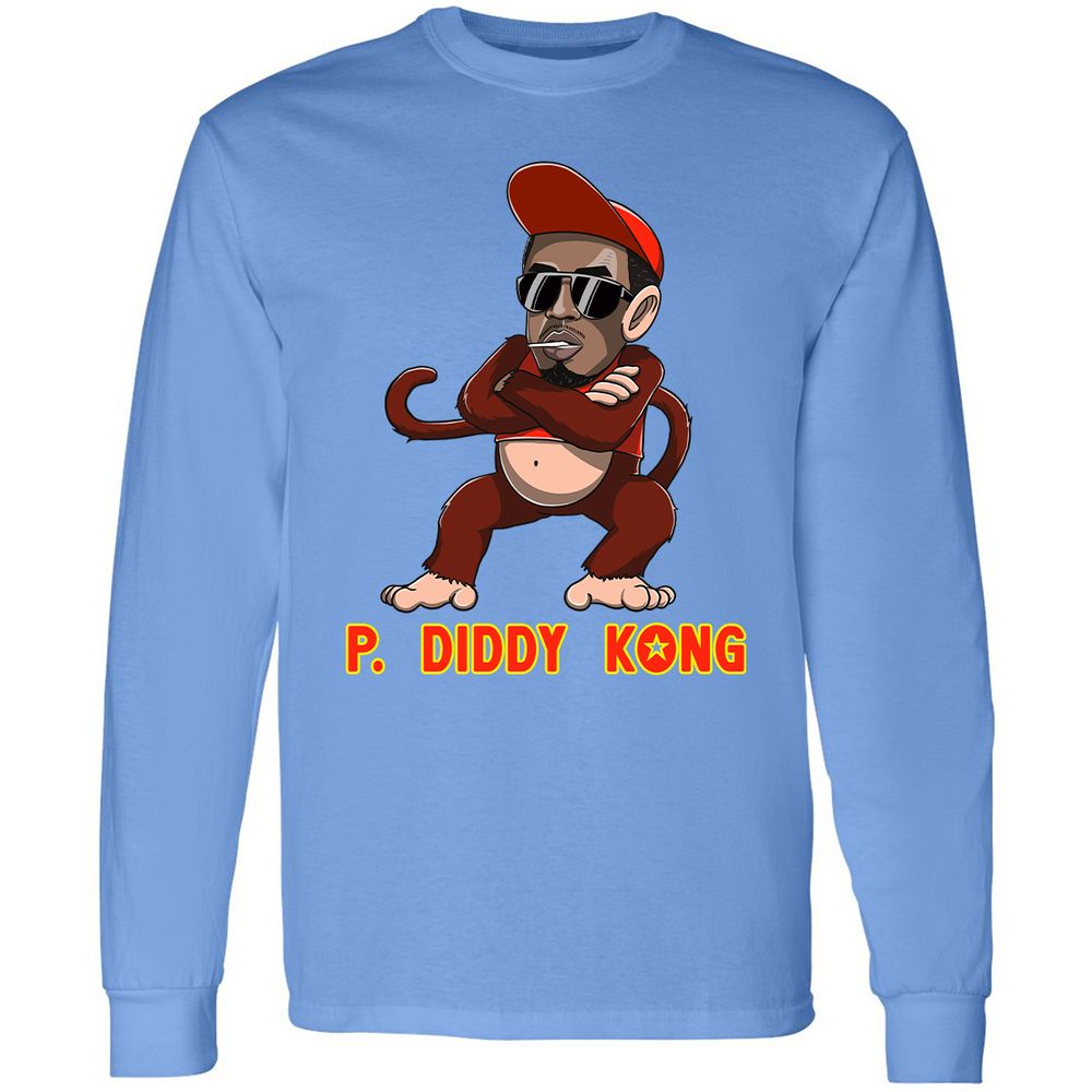 Long Sleeve T-Shirt - 3Q8J9AB7 - Carolina Blue - 12