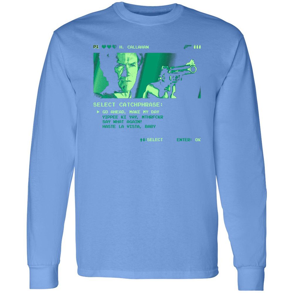 Long Sleeve T-Shirt - AGJHG4BM - Carolina Blue - 12