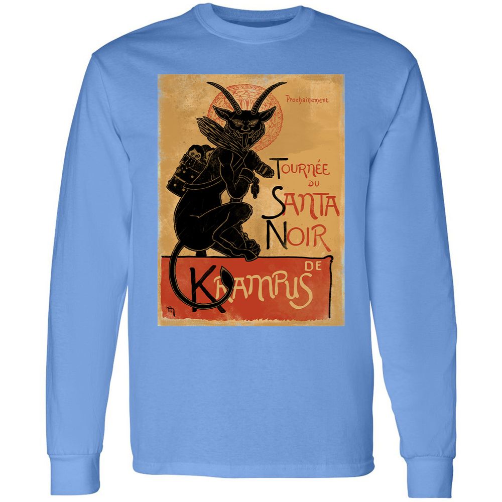 Long Sleeve T-Shirt - DLQSYTB6 - Carolina Blue - 12