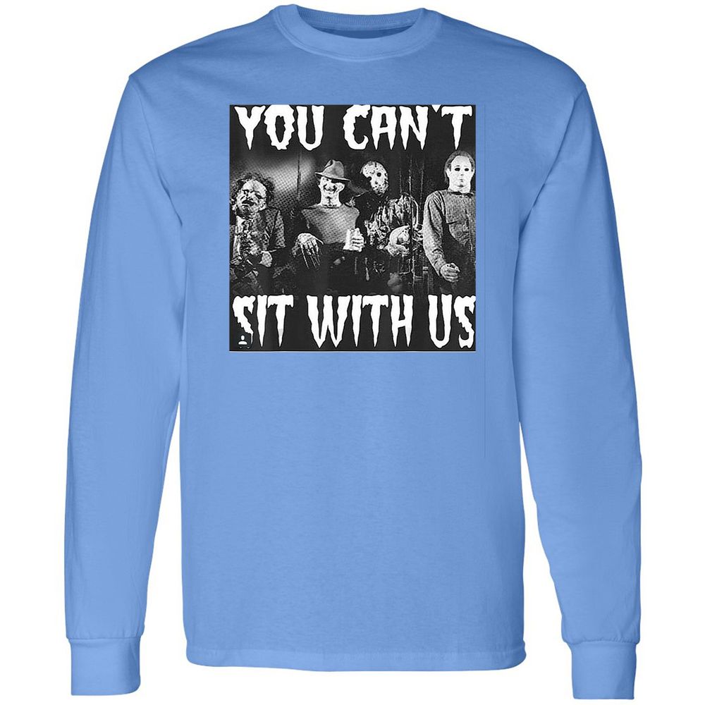 Long Sleeve T-Shirt - PQLQE4F8 - Carolina Blue - 12