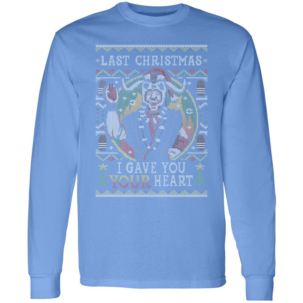 Long Sleeve T-Shirt - GV4JLW4X - Carolina Blue - 12