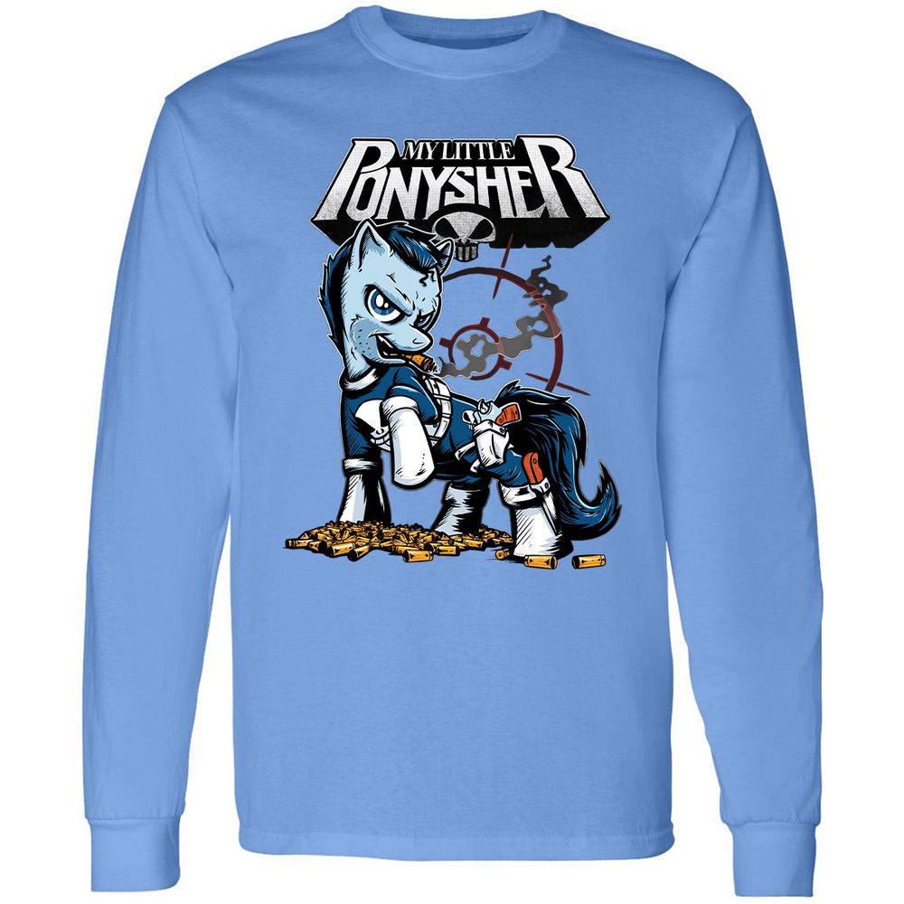 Long Sleeve T-Shirt - CB3EJ9YZ - Carolina Blue - 12