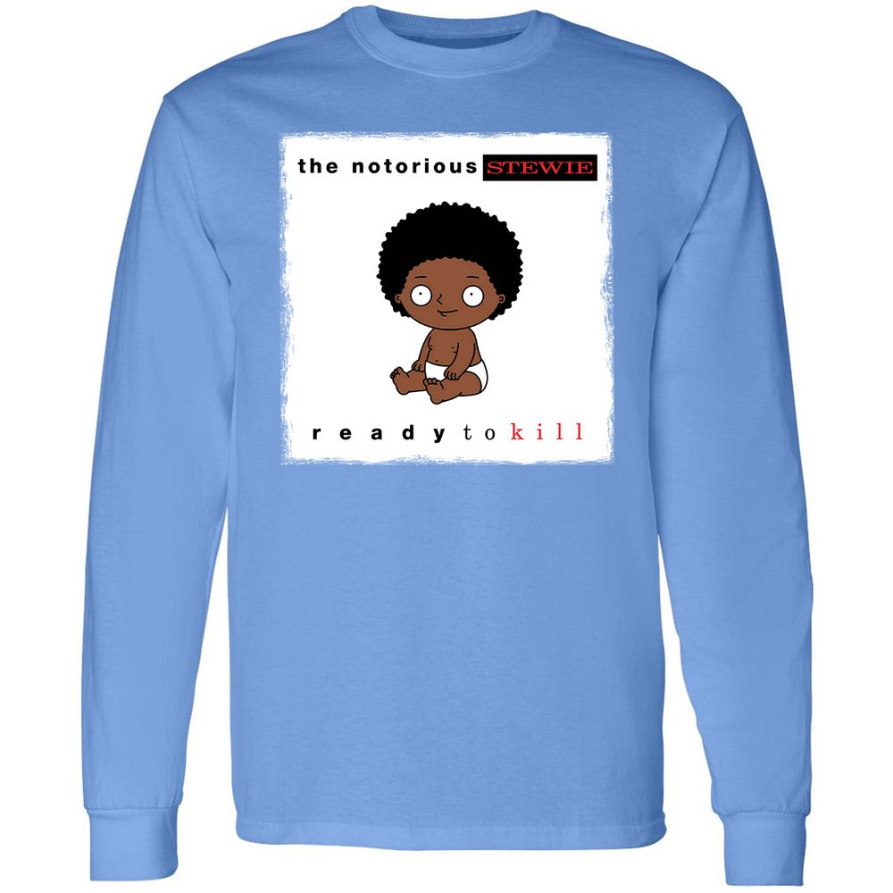 Long Sleeve T-Shirt - U9YY5CX4 - Carolina Blue - 12