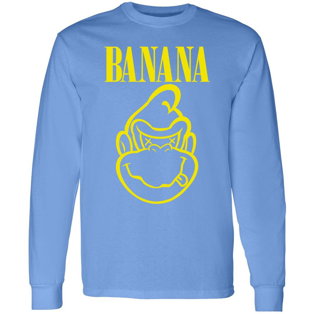Long Sleeve T-Shirt - QD6Q7JWN - Carolina Blue - 12