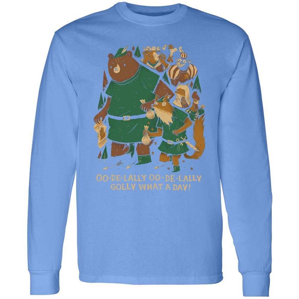 Long Sleeve T-Shirt - 7QNDZFWP - Carolina Blue - 12