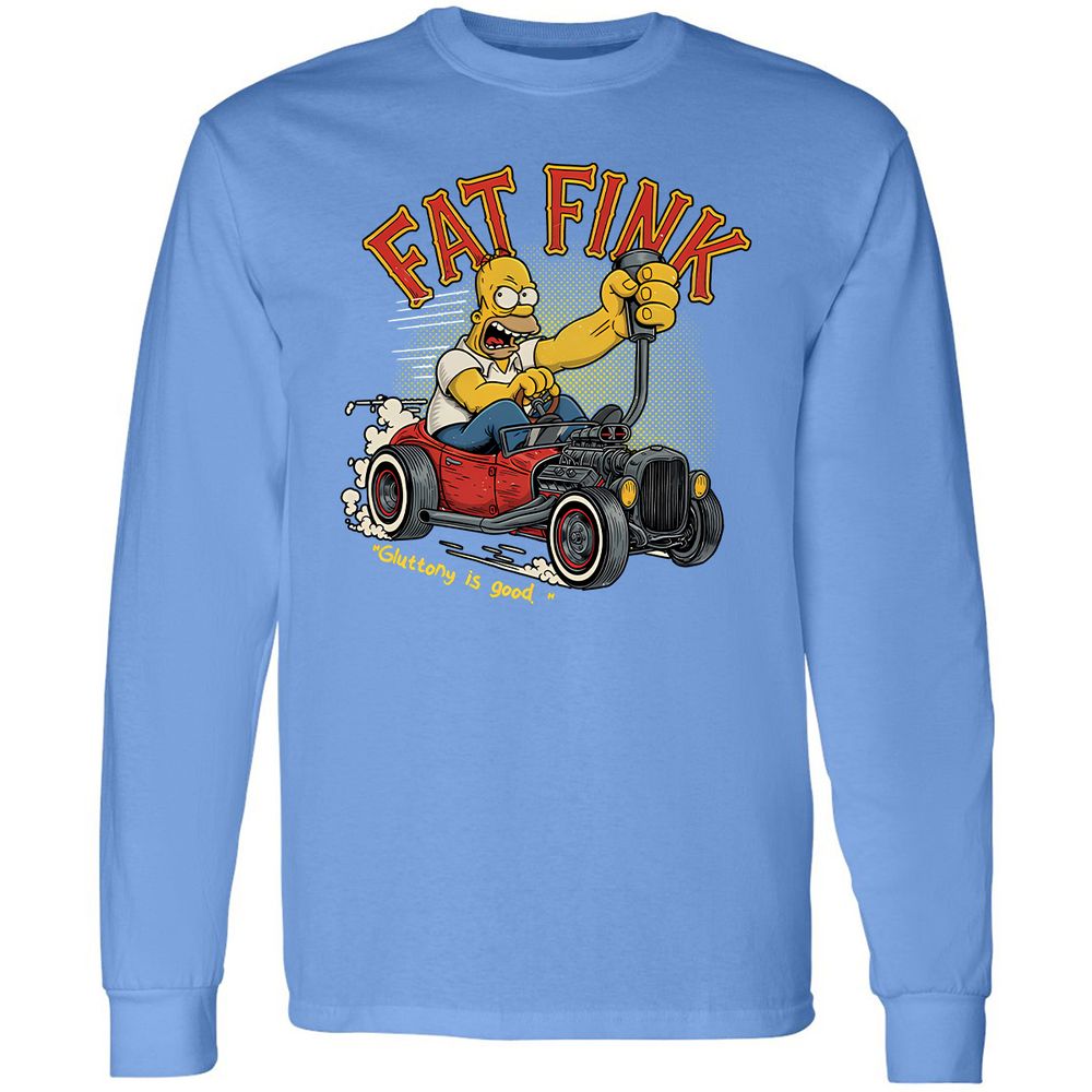 Long Sleeve T-Shirt - RKDB4ZQ2 - Carolina Blue - 12