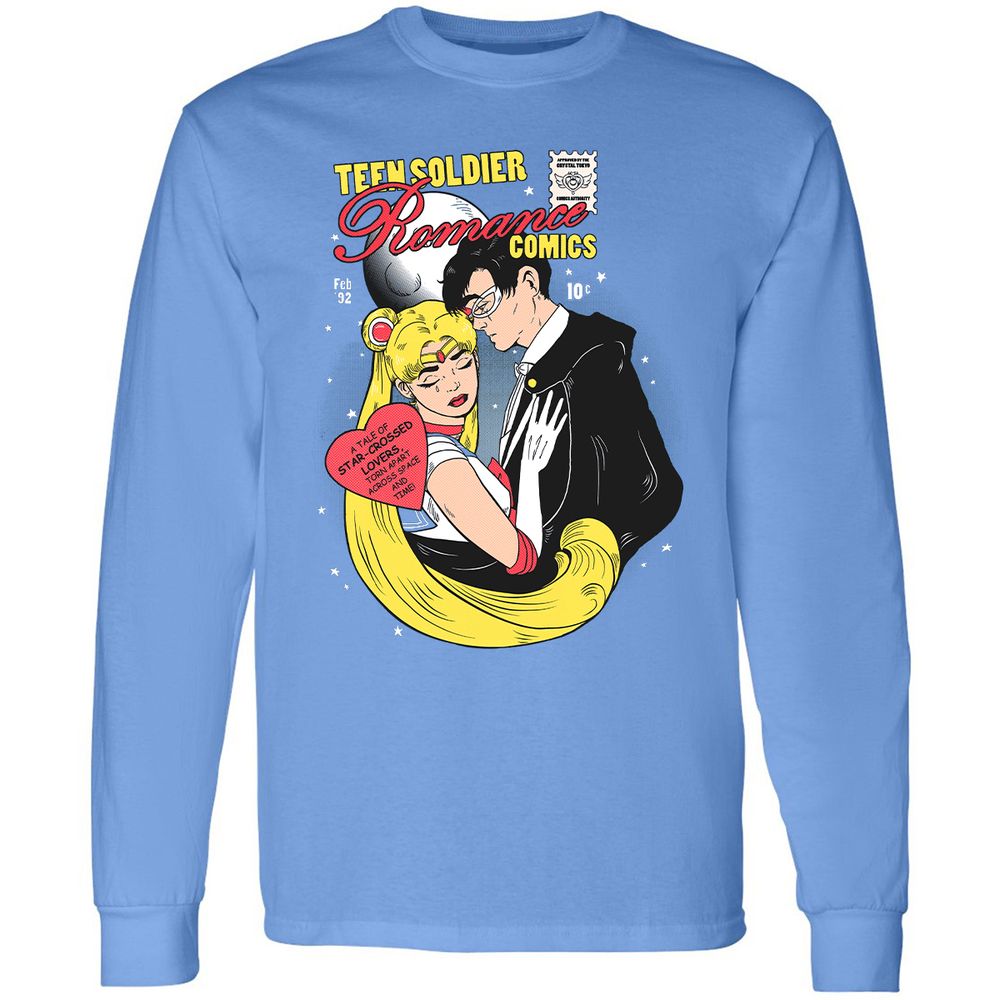 Long Sleeve T-Shirt - SLCL6H4K - Carolina Blue - 12