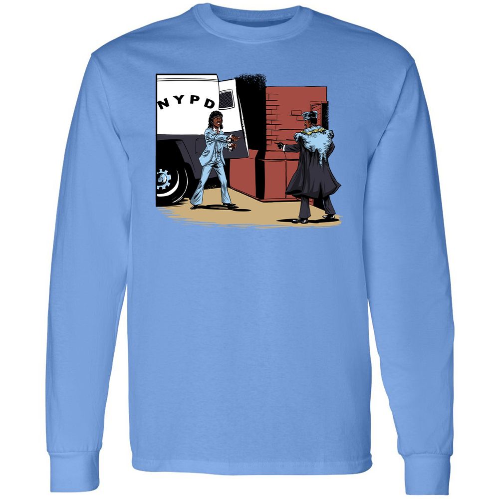 Long Sleeve T-Shirt - 8MY8S2XJ - Carolina Blue - 12