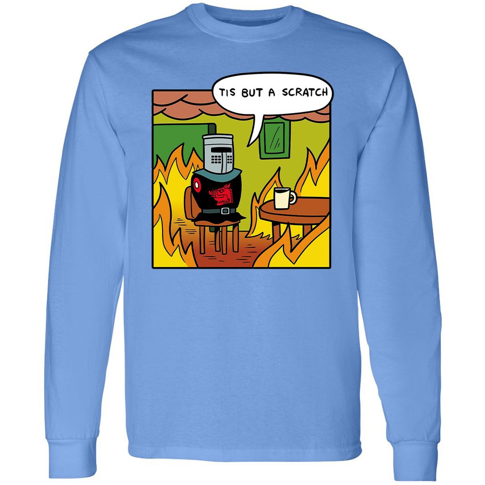 Long Sleeve T-Shirt - SJCRJ9H2 - Carolina Blue - 12