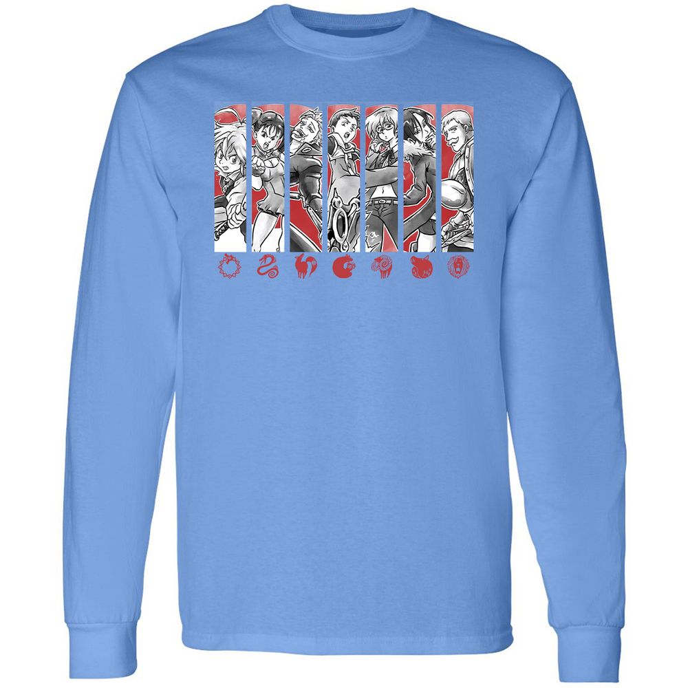 Long Sleeve T-Shirt - P81RMQZZ - Carolina Blue - 12