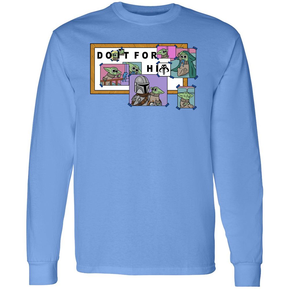 Long Sleeve T-Shirt - UGHQRCDP - Carolina Blue - 12