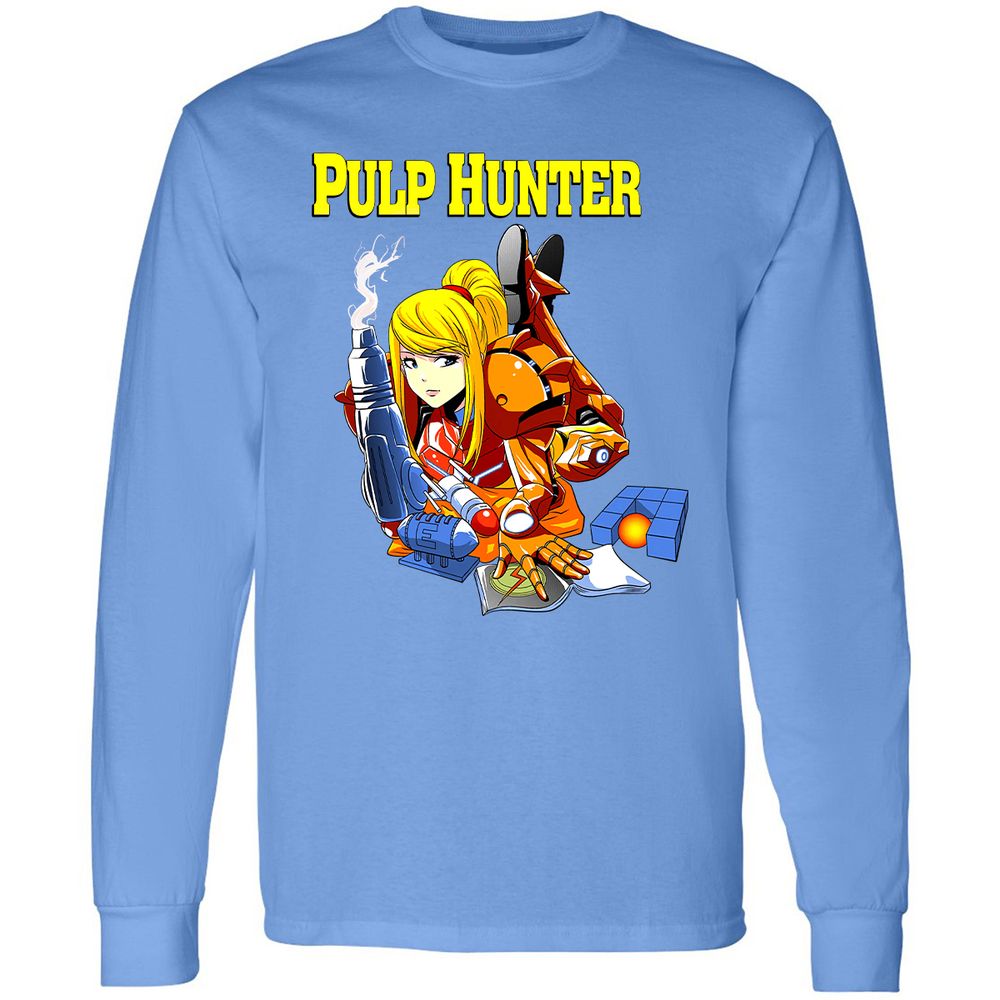 Long Sleeve T-Shirt - H9A6JD84 - Carolina Blue - 12