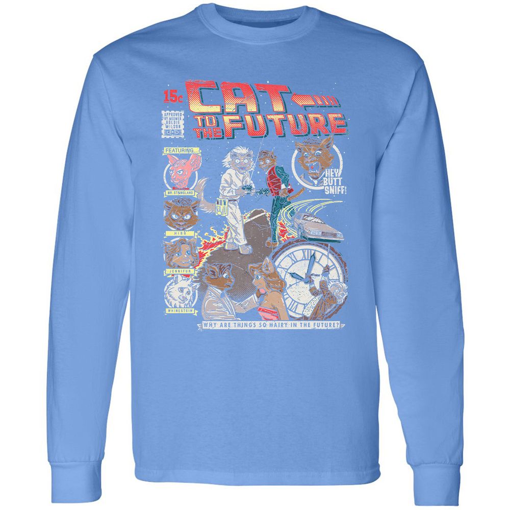 Long Sleeve T-Shirt - 498D2YJ5 - Carolina Blue - 12