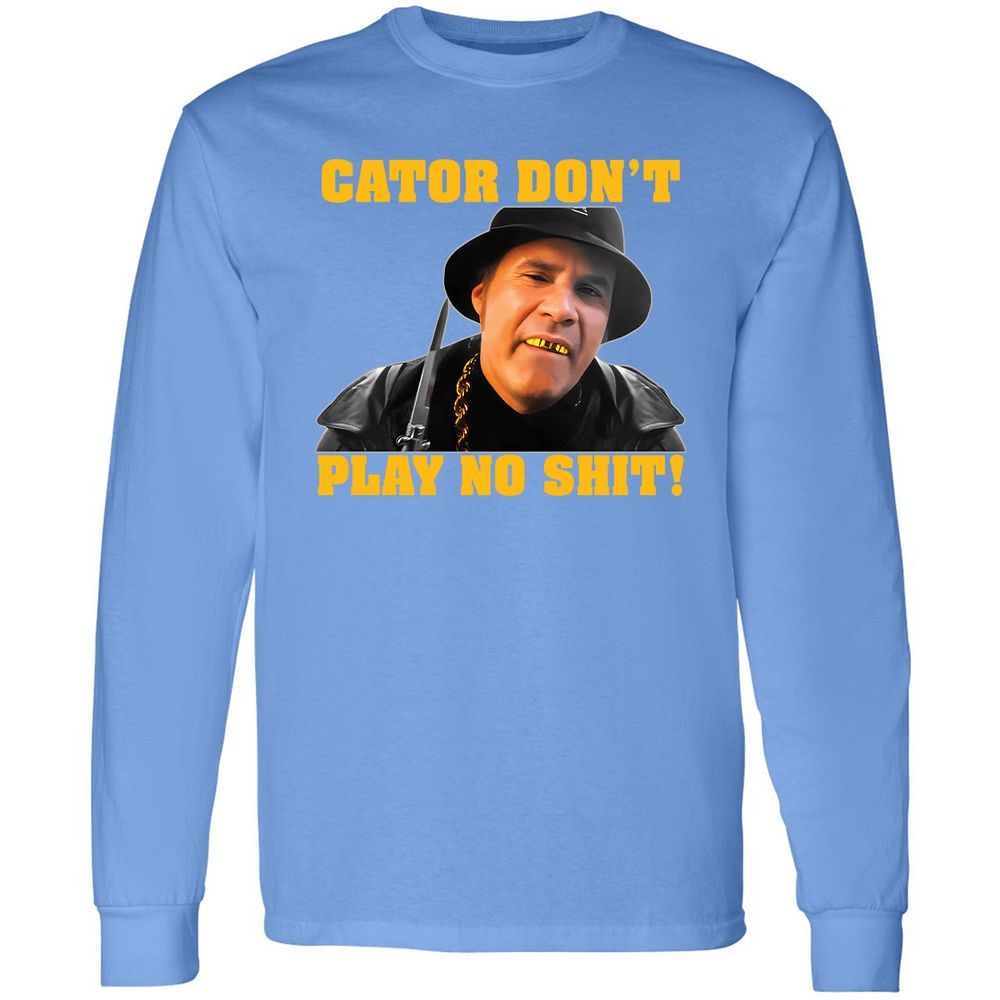 Long Sleeve T-Shirt - RBVDZF27 - Carolina Blue - 12