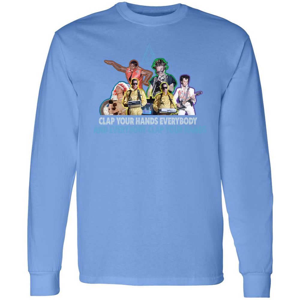 Long Sleeve T-Shirt - GZVCZ2K9 - Carolina Blue - 12