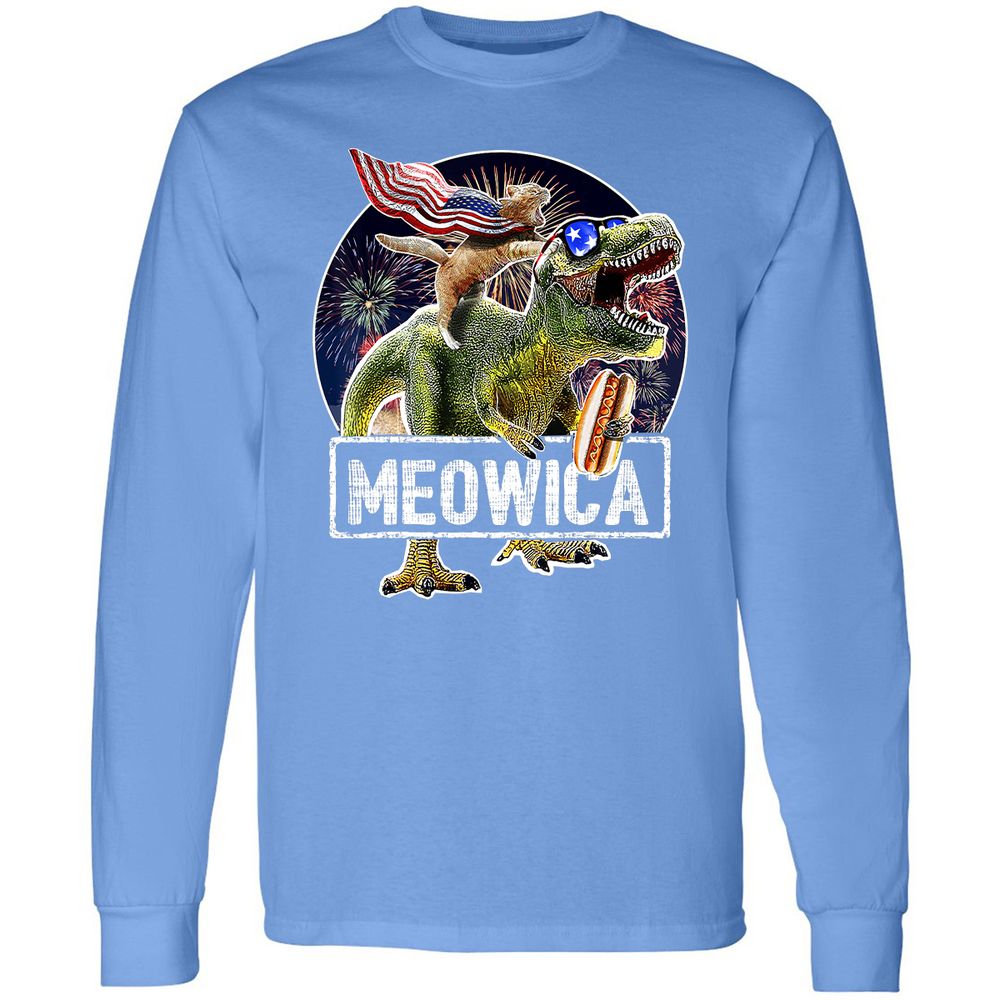 Long Sleeve T-Shirt - J3CCF7CW - Carolina Blue - 12