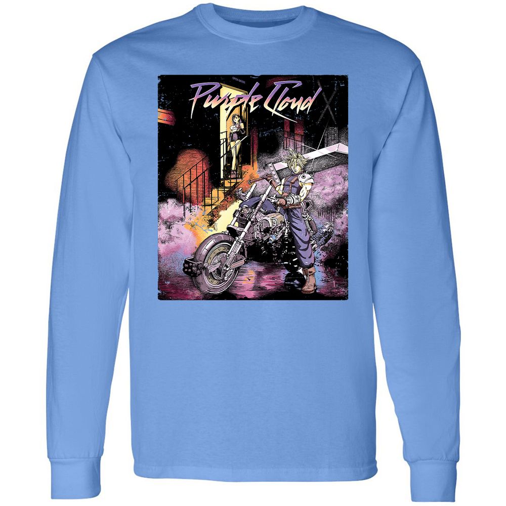 Long Sleeve T-Shirt - W54E9QBD - Carolina Blue - 12