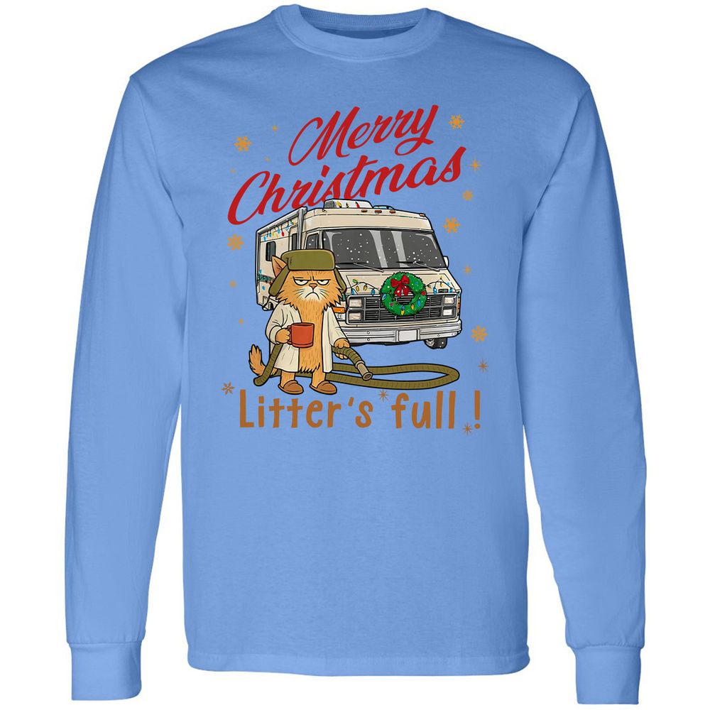 Long Sleeve T-Shirt - QJTQLMAC - Carolina Blue - 12