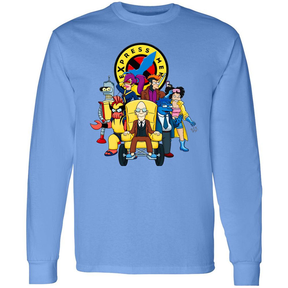 Long Sleeve T-Shirt - PU7H2BSR - Carolina Blue - 12