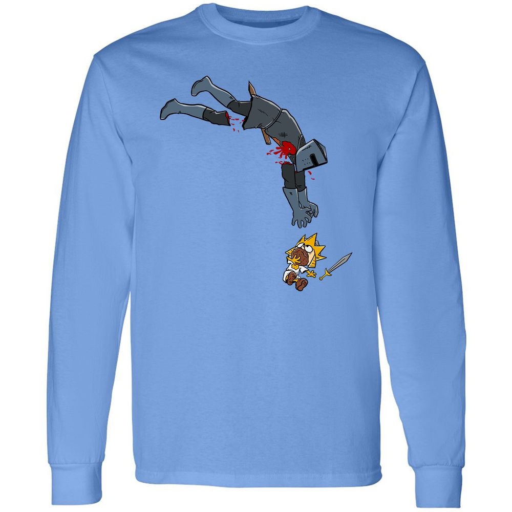 Long Sleeve T-Shirt - 6YJKRX83 - Carolina Blue - 12