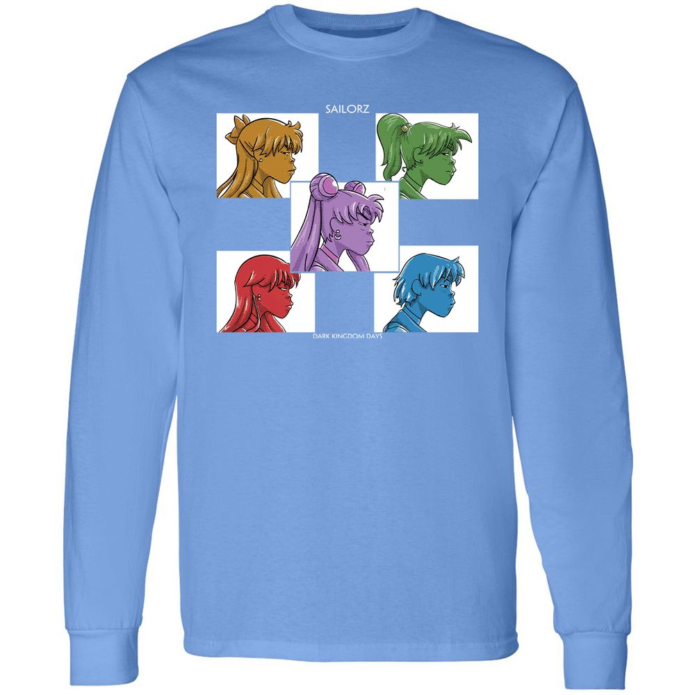 Long Sleeve T-Shirt - VXZZD6P4 - Carolina Blue - 12