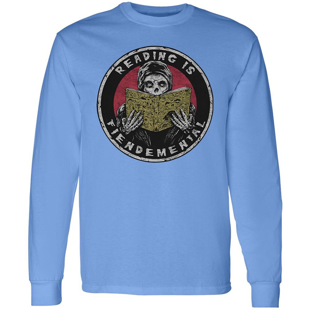 Reading Is Fiendemental - Carolina Blue - 12