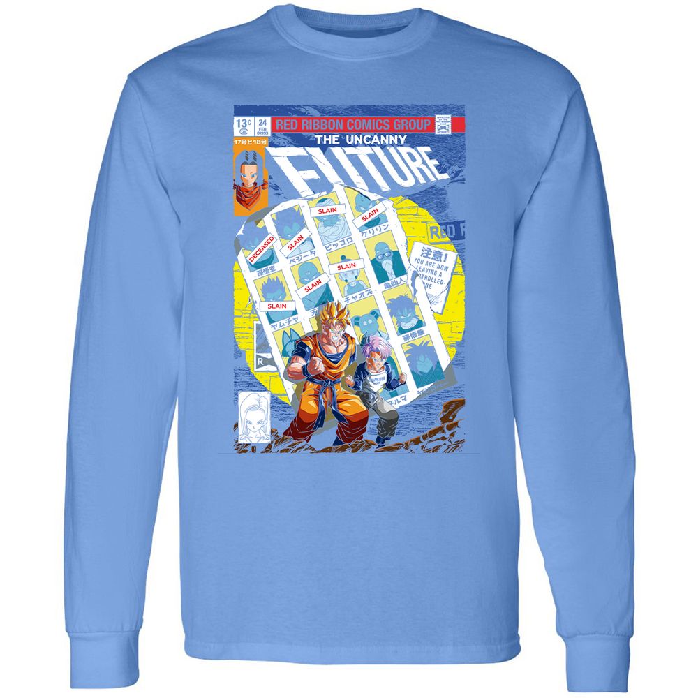 Long Sleeve T-Shirt - J5H899HU - Carolina Blue - 12