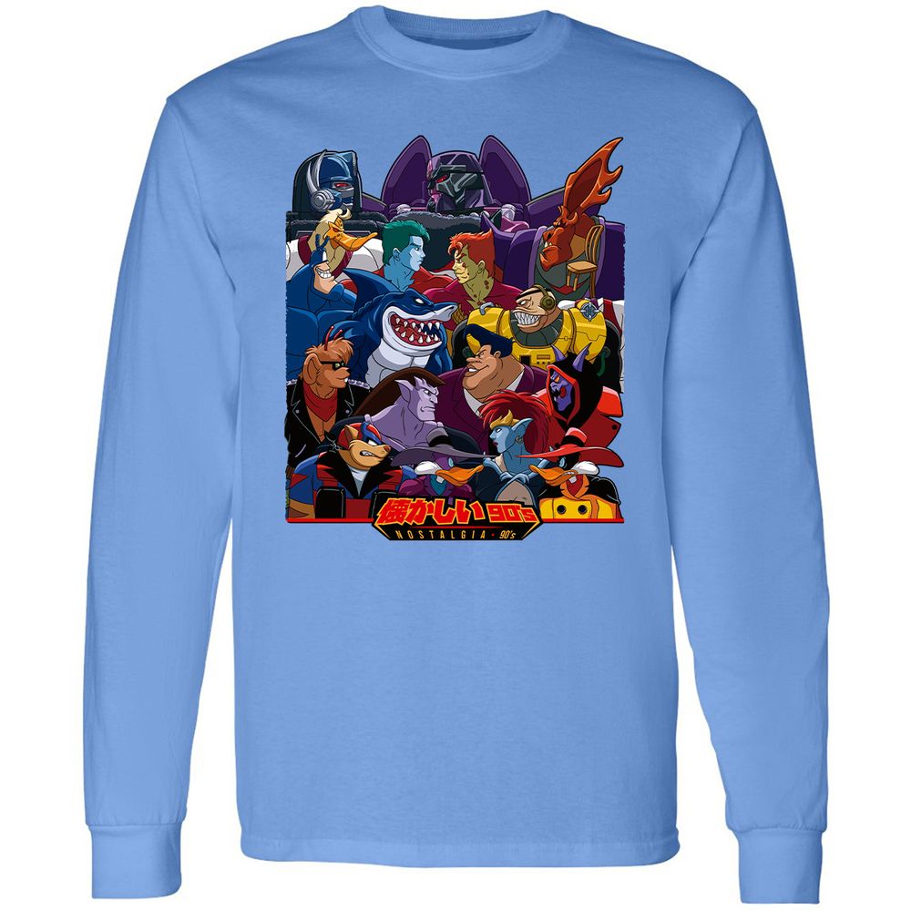 Long Sleeve T-Shirt - H1X11PKM - Carolina Blue - 12
