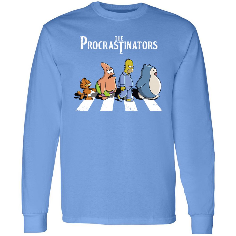 Long Sleeve T-Shirt - R8ZZMT93 - Carolina Blue - 12