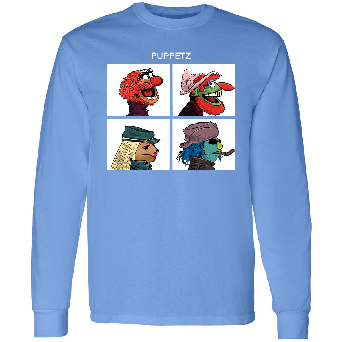 Long Sleeve T-Shirt - TEYAJW7Q - Carolina Blue - 12