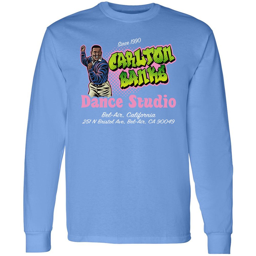 Long Sleeve T-Shirt - SA8RHNPQ - Carolina Blue - 12