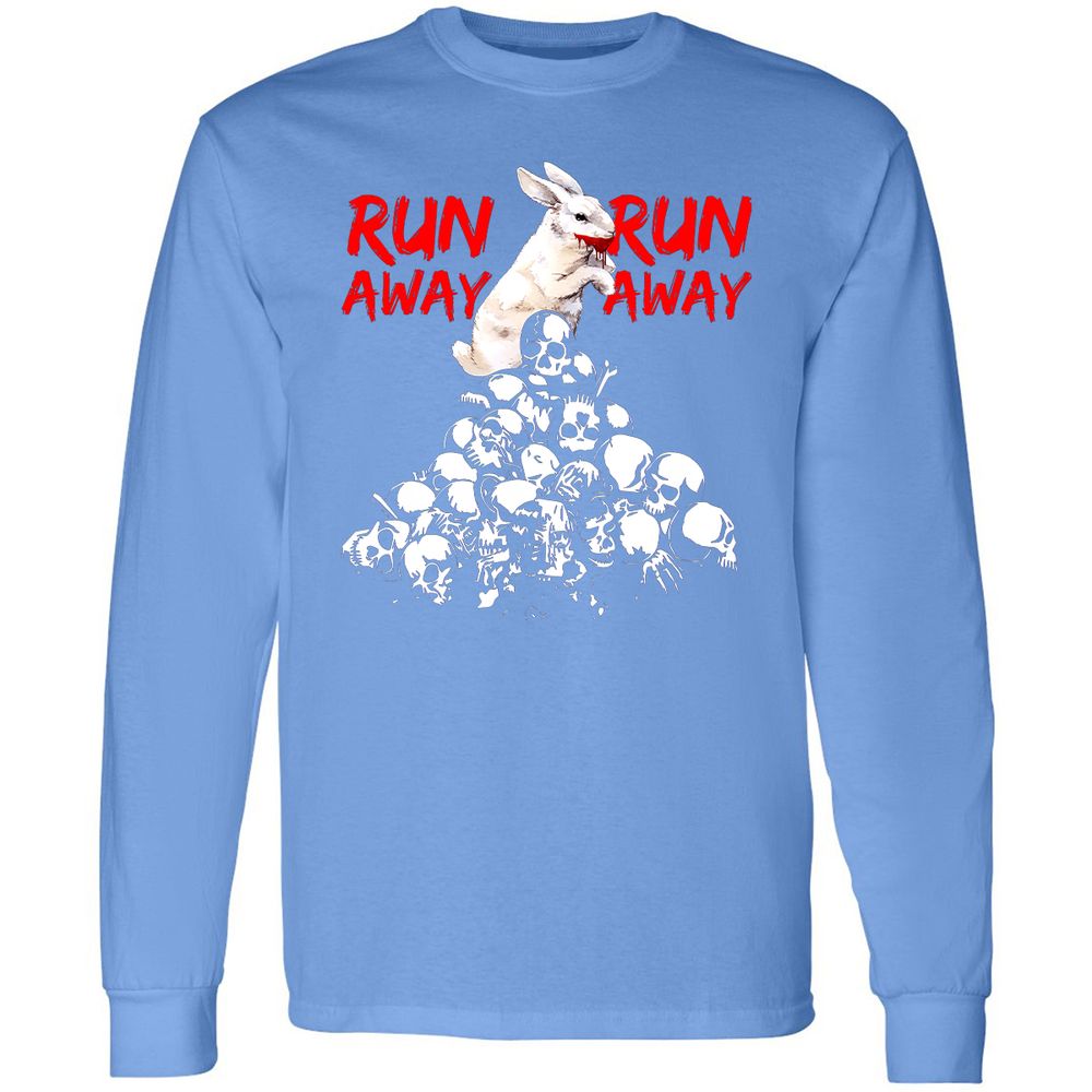 Long Sleeve T-Shirt - 5YE7F2YJ - Carolina Blue - 12