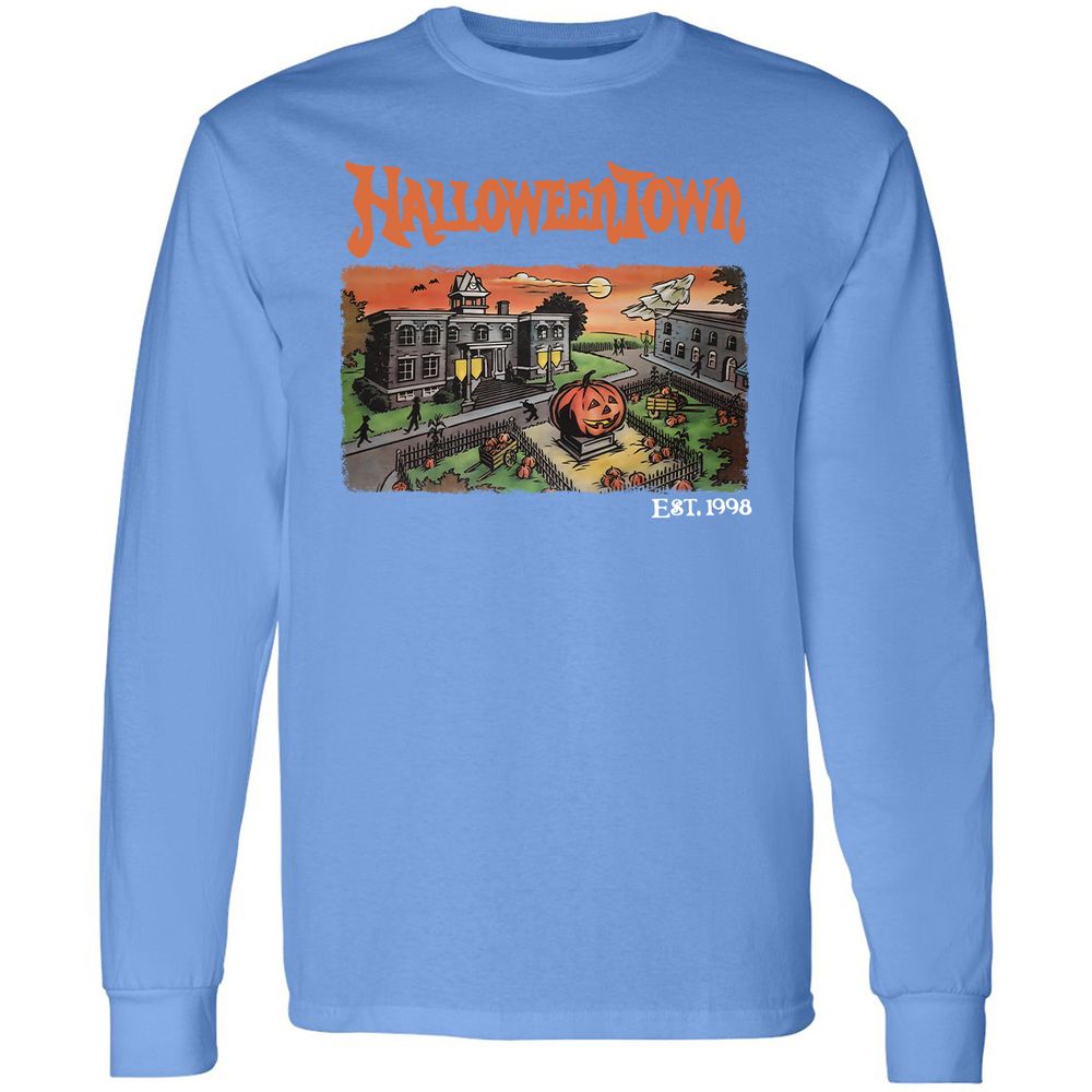 Long Sleeve T-Shirt - UZKY7XE5 - Carolina Blue - 12