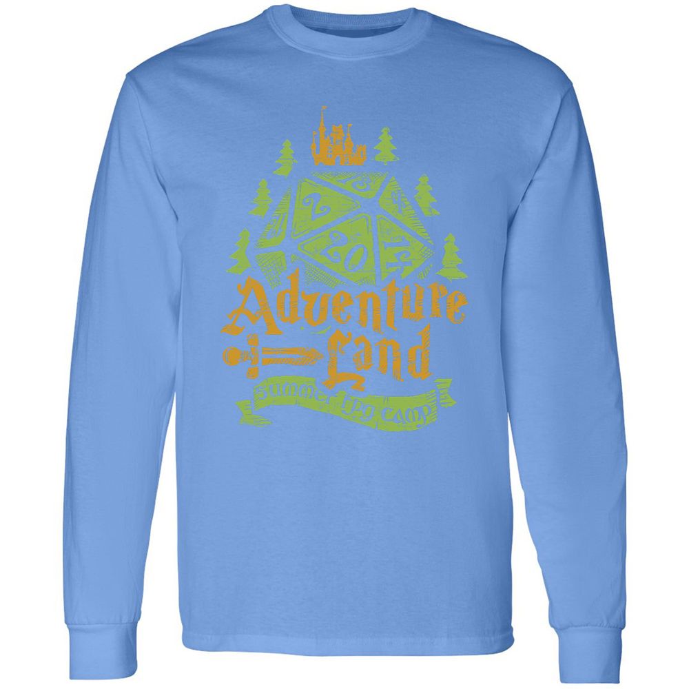 Long Sleeve T-Shirt - D6589AXZ - Carolina Blue - 12