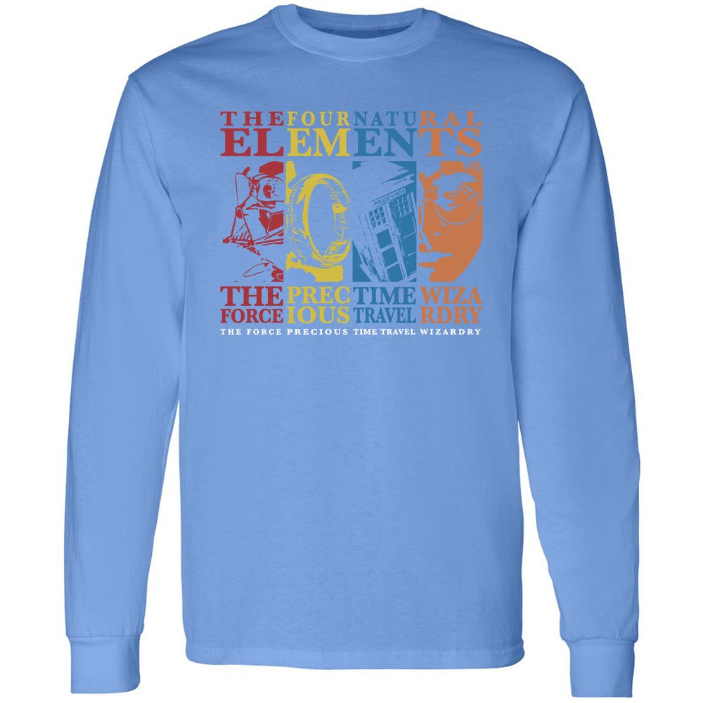 Long Sleeve T-Shirt - AQM21Y8D - Carolina Blue - 12