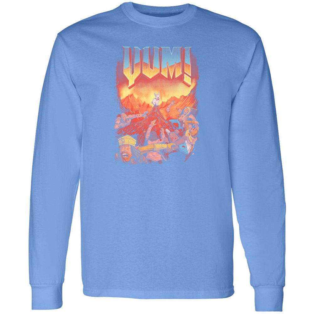 Long Sleeve T-Shirt - 1XCRDEMD - Carolina Blue - 12