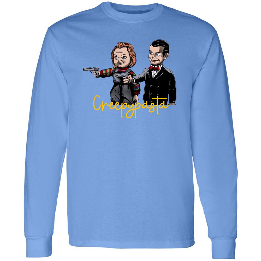 Long Sleeve T-Shirt - 5T2GVB6N - Carolina Blue - 12